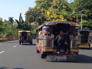 Manila is packed with Jeepneys! They are open air buses that are inexpensive to ride. They are also the most colorful, expressive things I saw in Manila.